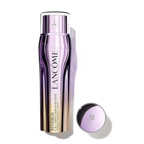 Lancôme Rénergie C.R.X. Triple Serum Retinol, Nacht-Pflege, innovatives Anti-Aging-Serum mit Retinol, Vitamin C, X-Peptiden und Ceramiden für sichtbar glattere, strahlende Haut, 50ml