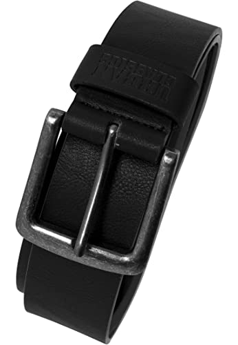 Urban Classics Leather Imitation Belt – Unisex Gürtel aus Kunstleder mit klassischer Metallschnalle, vielseitig kombinierbar für Alltag, Business & Freizeit Outfits