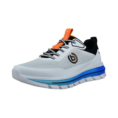 bugatti man Herren sportliche Schnürer, Männer Schnürhalbschuhe,Halbschuhe,Freizeitschuhe,Men's,Men,lace-up Shoes,White/Black (2010),46 EU/EU UK
