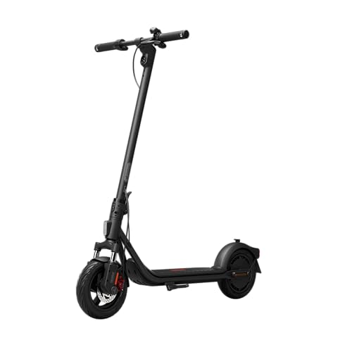 Segway Ninebot F2 D II E-Scooter mit Straßenzulassung, 55 km Reichweite, 45 km bei 20 km/h, faltbar, 17,3kg leicht, Doppel-Federung vorne, 800W Motor, 10-Zoll Reifen, IPX5, 100kg Traglast