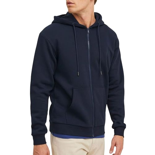 JACK & JONES Male Kapuzenjacke Einfarbig Kapuzenjacke