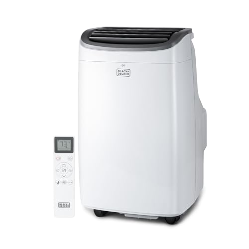 BLACK+DECKER 8.000 BTU Tragbare Klimaanlage mit Fernbedienung, weiß