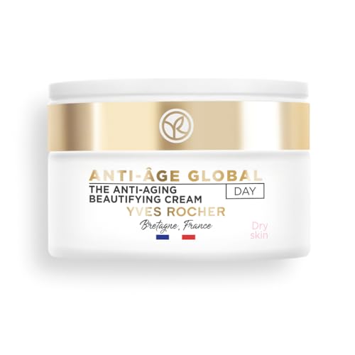 Yves Rocher ANTI-AGE GLOBAL Korrektur-Tagescreme - Anti-Flecken-Creme für Trockene Haut - Anti-Aging- und Anti-Flecken-Gesichtscreme - 50 ml