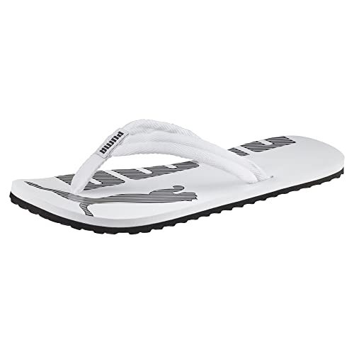 PUMA Unisex Epic Flip v2 Zehentrenner, White-Black, 42 EU