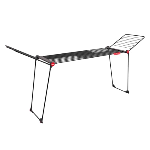 Vileda Infinity Flex Ultimate Wäscheständer Black Edition, Klappbar
