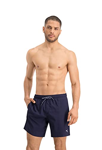 PUMA Herren Men Medium Length Swim Board Shorts, Navy, XL EU