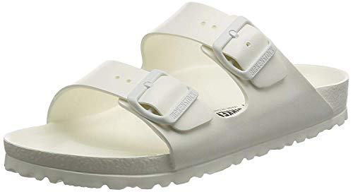 Birkenstock Unisex Arizona Eva Pantoletten, Weiß (White 43), 40 EU
