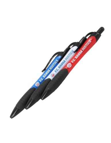 F.C. Hansa Rostock Kugelschreiber 3er-Set blau-weiß-rot