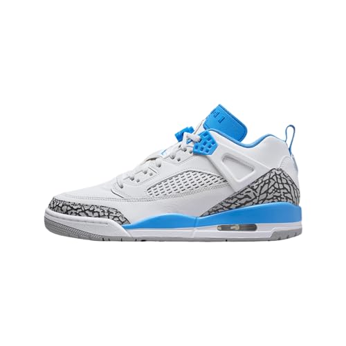Jordan Spizike Low Herren Schuhe (FQ1759-141, White/Wolf Grey/Anthracite/University Blue), White/Wolf Grey/Anthracite/University Blue, 44 EU