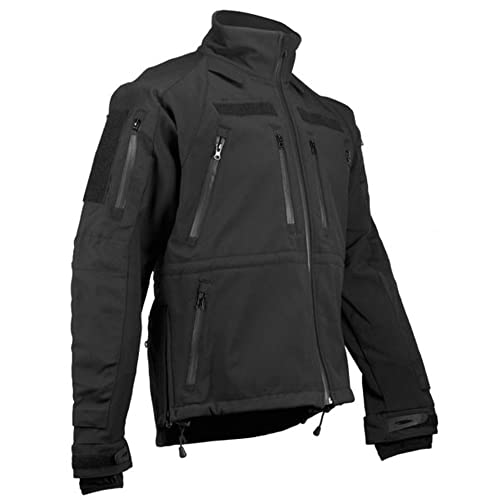 Copytec Tactical Kommando Softshell Jacke KSK Spezialkräfte Security Dienstjacke #14084, Größe:M, Farbe:Schwarz