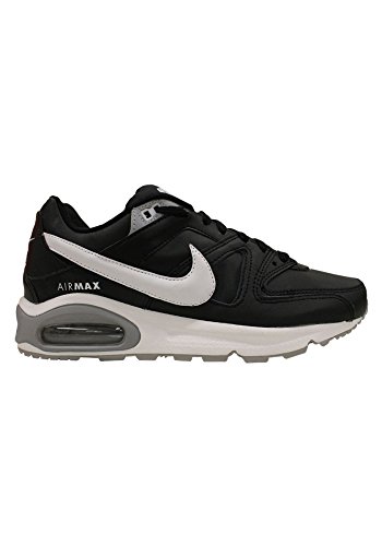 NIKE Herren Air Max Command Leather Laufschuhe, Schwarz (Black/White-Wolf Grey-White), 44.5 EU
