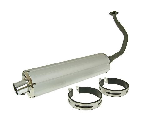 Auspuff Aluminium für Rex (Jinan Qingqi, Shenke) RS 1000 125ccm