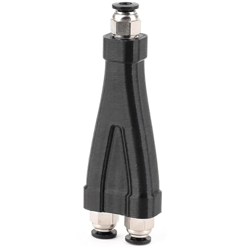GERUI 2-in-1 PTFE-Adapter für Bambu Lab,für P1S/P1C/X1C/X1E 3D-Druckerzubehör,AMS Filament Tube Verbinder PTFE Tubing Connector Expansion Port 2 Feeding Modules. (2 in 1)