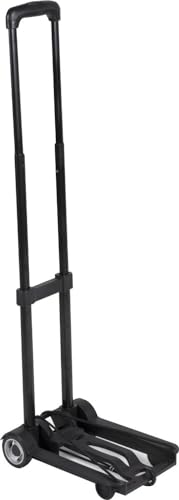 Kinzo Sackkarre - mit ausziehbarem Griff - 4 Rollen - 23 x 96 x 32 cm Maximum Load 40 kg - Schwarz