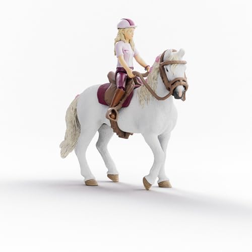 schleich HORSE CLUB | Sofia & Blossom 42713 | bewegliche Mädchenfigur | mit Pferde Zubehör | tolles Geschenk für Mädchen und Jungen | Pferde Spielzeug ab 5 Jahren | 10 Teile | exklusiv bei Amazon