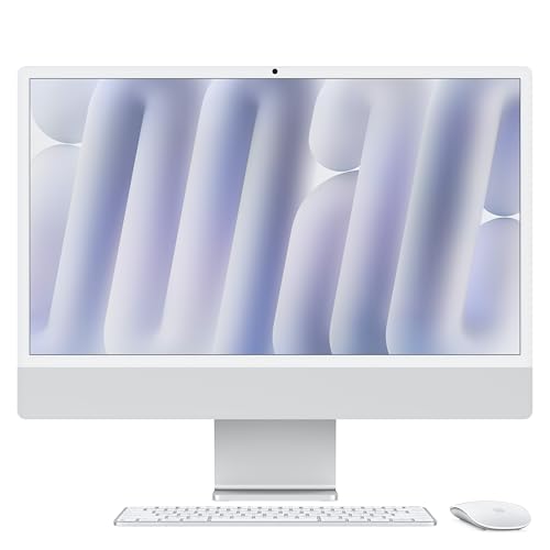 Apple iMac All-in-One Desktop-Computer mit M4 Chip mit 10 Core CPU und 10 Core GPU: 24