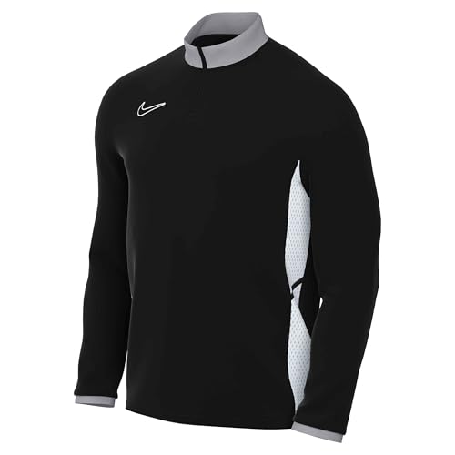 Nike Herren Dri/Fit Academy25 Dril Sweatshirt, Black/Wolf Grey/White/White, XL
