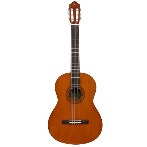 Yamaha C40 Konzertgitarre – 4/4 Holzgitarre (65 cm, 25 9/16” Mensur), 6 Nylonsaiten, für Anfänger – Natur