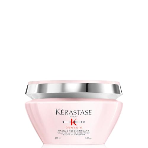 Kérastase Stärkende Haarmaske für brüchiges und strapaziertes Haar, Aufbauend und effektiv gegen Haarausfall, Masque Reconstituant, Genesis, 200 ml
