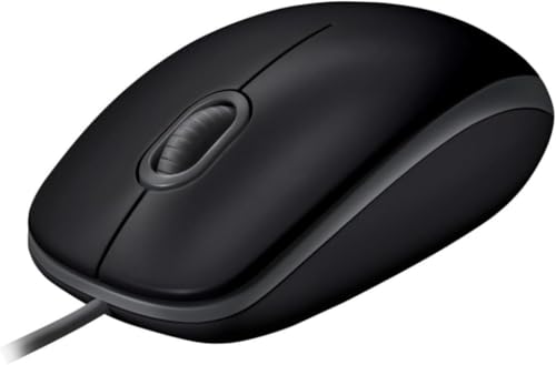 Logitech B110 Silent Kabelgebundene Maus - Schwarz