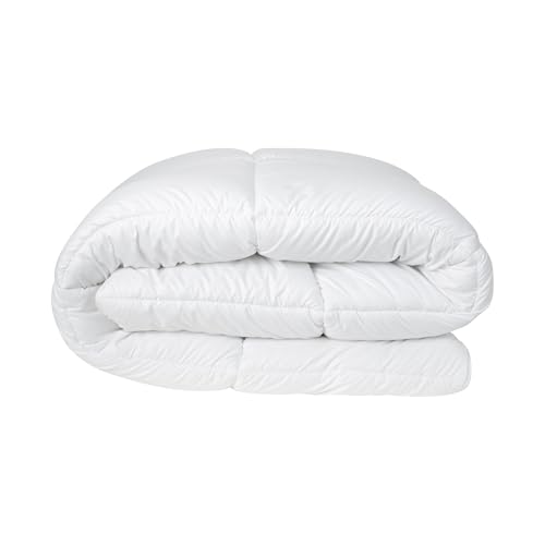 Schiesser Feels Like Down Bettdecke | daunenähnliche Faserfüllung | leicht und weich | Mikrofaserbezug | pflegeleicht | Oeko-TEX Standard 100 | GRS-Füllung | Hergestellt in der EU | 135x200 cm