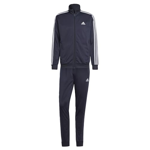 adidas Herren Basic 3-Stripes Tricot Track Suit, Legend Ink / White, XXL