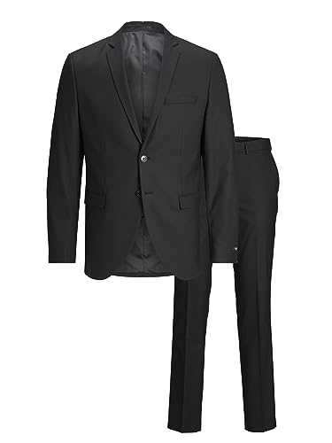 JACK&JONES PLUS Men's JPRFRANCO Suit PS Anzug, Black, 60
