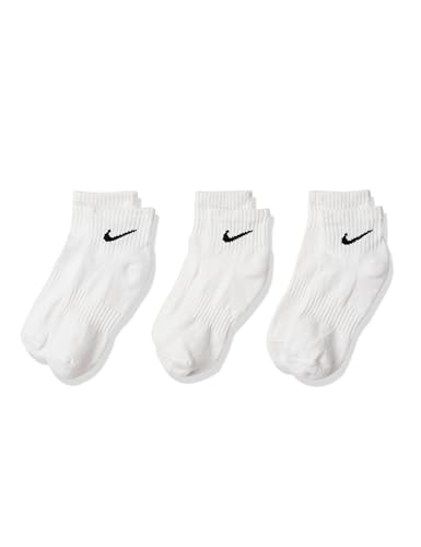 Nike Herren Everyday Cushion Ankle-sx7667 Socken, Weiß (White/Black/100), 42-46 EU EU
