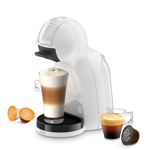 De'Longhi Nescafé Dolce Gusto Mini Me 2 Kaffeemaschine für kompakte Kapseln, automatische Abschaltung, heiße und kalte Getränke, Druck 15 Bar, Weiß (EDG335.W)