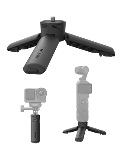 TELESIN Mini-Stativ für DJI Osmo Pocket 4P / 4/3, EIN-klick Schnellöffnung 1/4