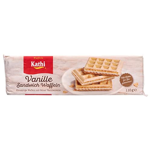 Kathi Sandwich Waffeln Vanille, 110 g