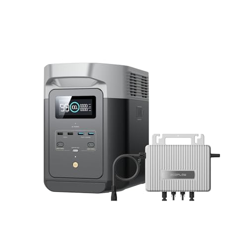 EcoFlow Delta 2 tragbare Powerstation mit Stream Mikrowechselrichter 800W