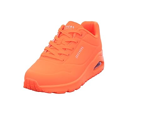 Skechers Damen Uno Night Shades Sneaker, Orange, 37.5 EU