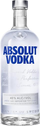 Absolut Vodka Original – Edler und extrem reiner Premium-Vodka aus Schweden in der ikonischen Apotheker-Flasche – 1 x 1 l