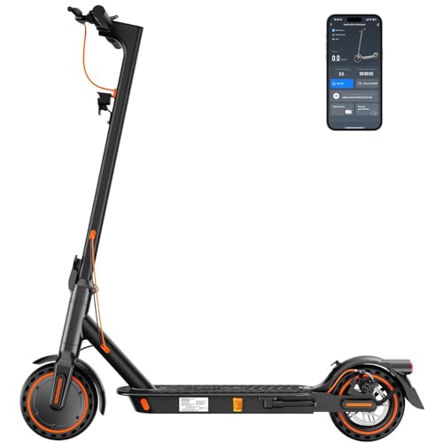TODIMART Escooter Roller mit Straßenzulassung T3 mit APP, 350-500W Bürstenloser Motor, 30km Reichweite, 8,5-Zoll-Runflat-Reifen, Doppelbremssystem