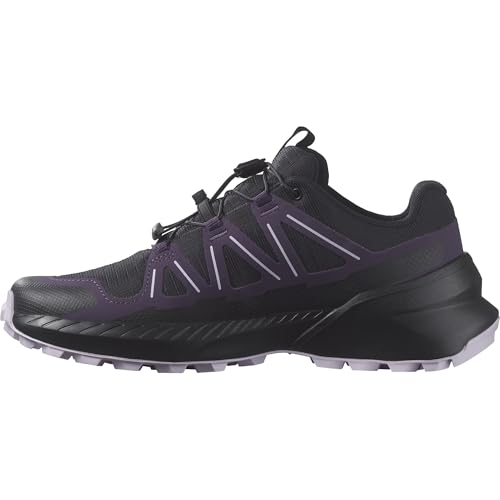 Salomon Speedcross Peak Damen Trail-Laufschuhe, Outdoor-bereit, Geländegängiger Schutz, Aktiver Grip, Black, 39 1/3