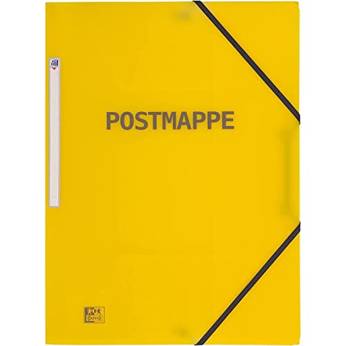Oxford Postmappe, DIN A4, Aus Kunststoff, Gelb, 1 stück