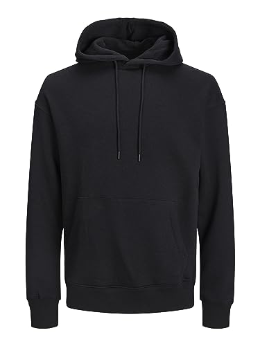 Jack & Jones Herren Jjebradley Sweat Hood Noos Pls Kapuzenpullover, Schwarz, 6XL Große Größen