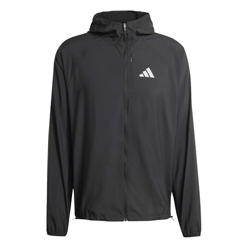 adidas Men's adi365 Running Essentials Jacket, black, M