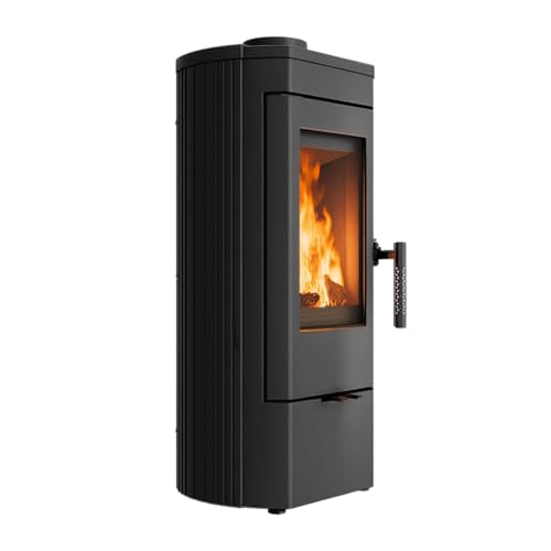 KRATKI Kaminofen Holzofen KOZA K12 6 kW BImSchV 2, Ø130 Gusseisen schwarz