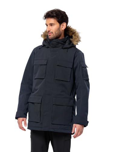 Jack Wolfskin Herren Glacier Canyon Parka, night blue, L EU