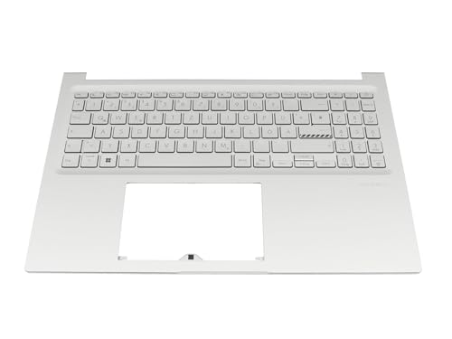 ASUS 90NB0Y82-R32GE0 Original Tastatur inkl. Topcase DE (deutsch) Silber/Silber für VivoBook 16X M1603QA, M1603QA