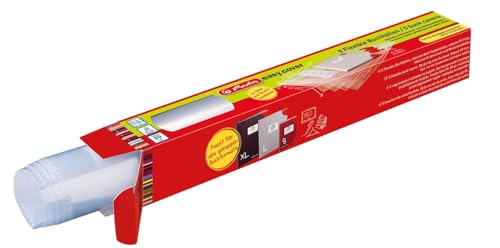 Herlitz 50014743 Buchhülle easy cover, 5 Stück in Rolle