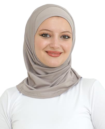 Prien Sport Kopftuch Für Damen, Muslimische Hijab Kleider, Weicher Schal Für Frauen, Muslim Kleid Set, Abaya Gebetskleidung, Islamische Kopftücher Kleidung Für Ramadan (Hellnerz)