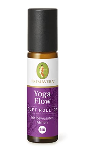 PRIMAVERA Duft Roll-On Yoga Flow bio 10 ml - Myrte, Grapefruit und Sandelholz - Aromaöl, Duftöl, Aromatherapie für unterwegs - befreiend - vegan