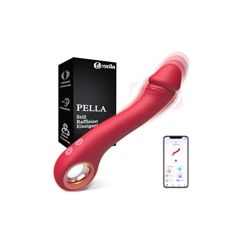 Cacuola Vibrator Dildo, Gebogene Stoßfunktion Dildos Sex Spielzeug für die Frau, Präzise Stimulation des G Punkt Vibration für Frauen, Vibratorensets für Frauen Sexspielzeug, Sex Toys