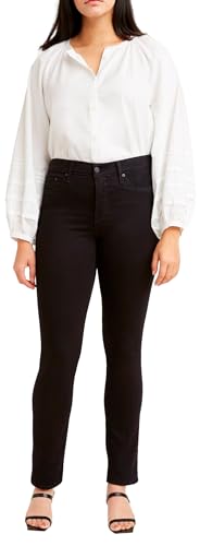 Levi's Damen 312 Shaping Slim Jeans , Black And Black, 30W / 30L