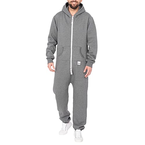 Basisstoff Sheeesh Herren Jumpsuit Dunkelgrau Gr. L