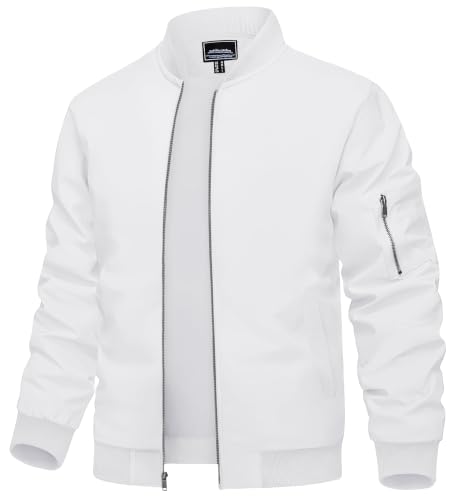 TACVASEN Windbreaker Herren Jacke Leichte Herbstjacke Blouson Jacke
