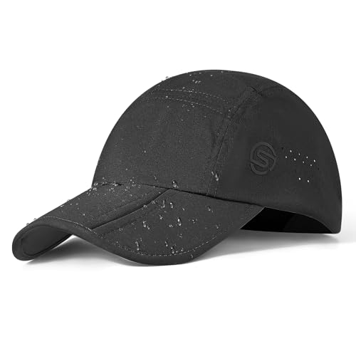 AYPOW Wasserfest & Faltbare Baseballkappe Sommer UV-Schutz Kappe, Schnell Trocknend Atmungsaktiv Verstellbar Sonnenhut, Baseball Caps für Herren Damen Lässig Modisches Leichte Outdoor Sportmütze